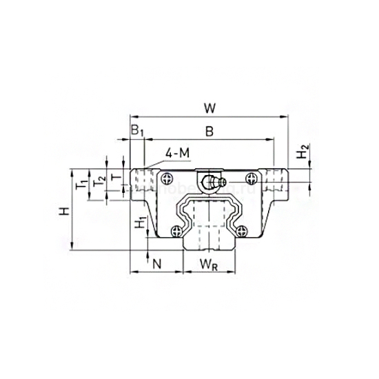 Каретка HCW25CCZAH (HGW25CCZAH) TECHNIX