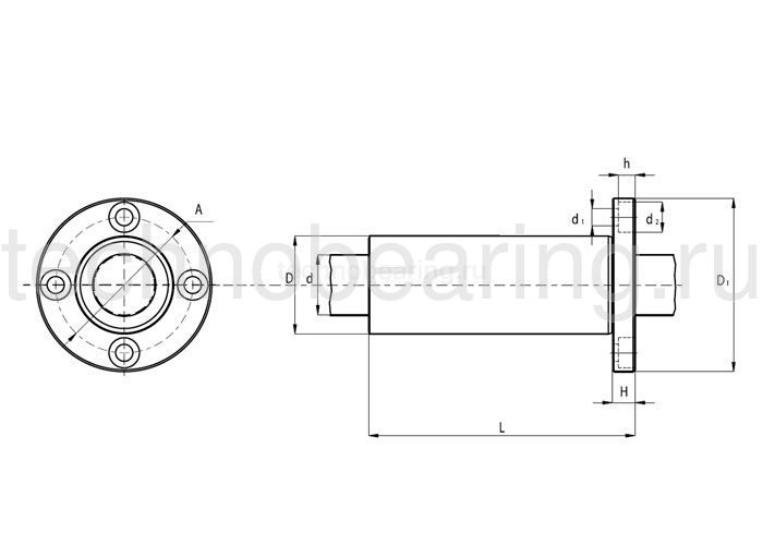 Подшипник KBFL30PP NBS