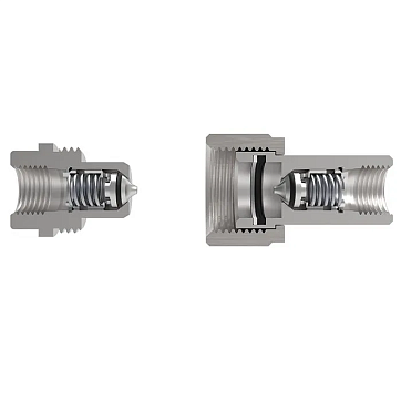 1in, БРС серия L (TGW) резьбовая, ниппель, оцинк. сталь TL8LM TITAN LOCK