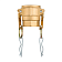 Камлок латунный тип D розетка, внутр. резьба BSP 1/2", TL50DBR TITAN LOCK