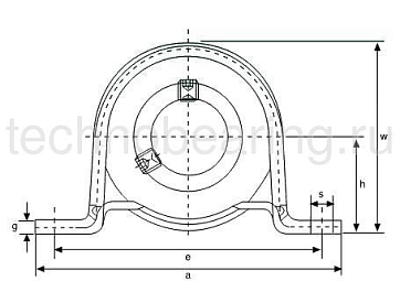 Корпус подшипника SB6-BPP6 ISB