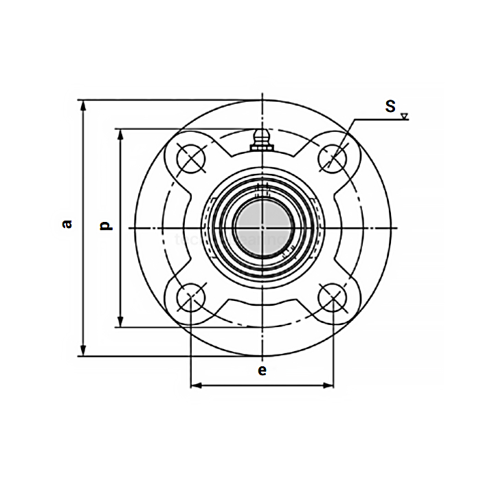 Подшипниковый узел UCFC210 ISKRA