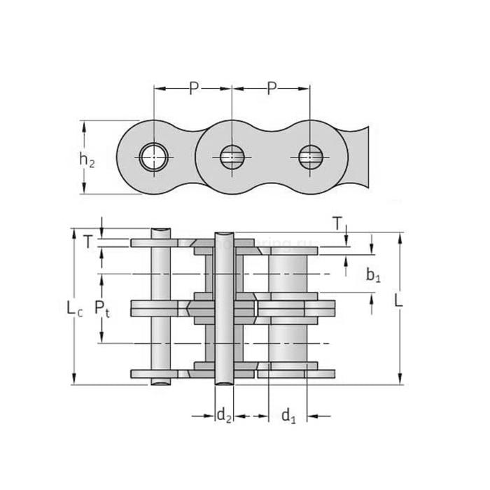 Звено соединительное PHC 08B-2C/L SKF