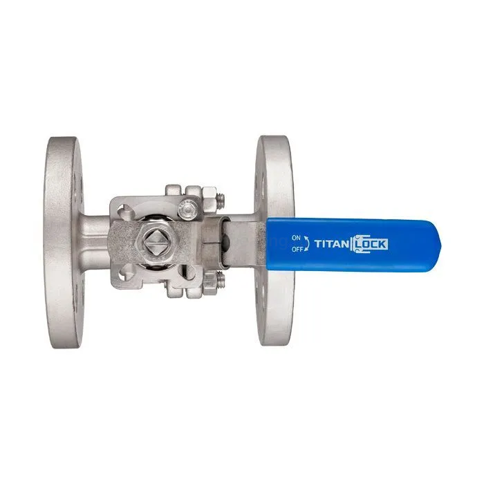 Кран шаровый фланцевый двухсоставной, нерж. 304, DN32 TL125TPFBVS TITAN LOCK