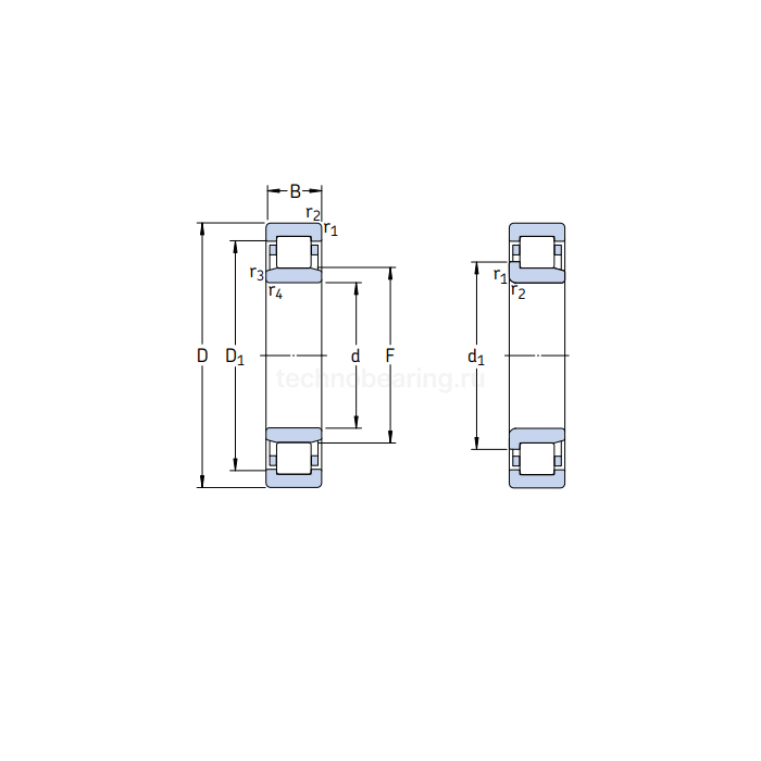 Подшипник NJ219 ECP SKF