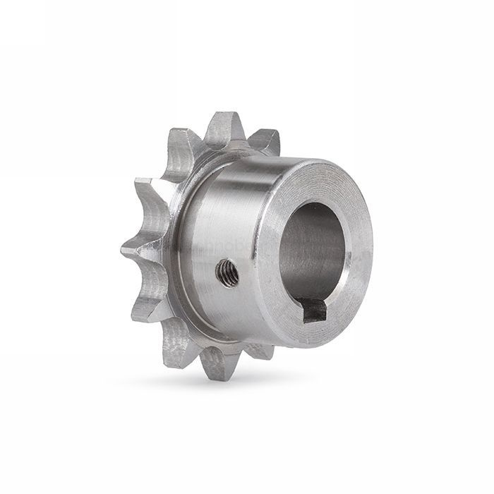 Звездочка со ступицей и готовым отверстием d=20, шпон. паз, для цепи: 08B-1, Z=13 ISKRA