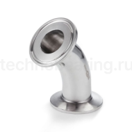 Отвод под Clamp 45 градусов, DN 25, нерж. сталь 316, TLCB25/45SS TITAN LOCK