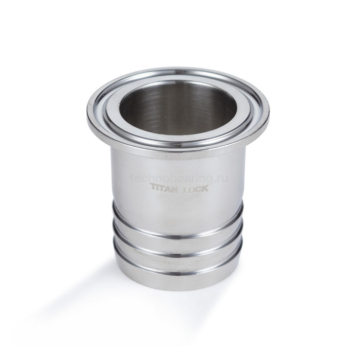 Штуцер CLAMP под рукав DN15 (хвостовик 21мм), нерж. 316, DIN TL15CLH-M TITAN LOCK