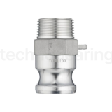 Камлок алюминиевый тип F ниппель, наруж. резьба NPT 1/2", TL50FALN TITAN LOCK