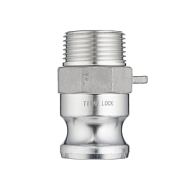 Камлок алюминиевый тип F ниппель, наруж. резьба BSP 2", TL200FAL TITAN LOCK