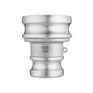 Камлок нержавеющий тип AA (переходник ниппель 3" х ниппель 4"), AISI316, TL3040AASS TITAN LOCK