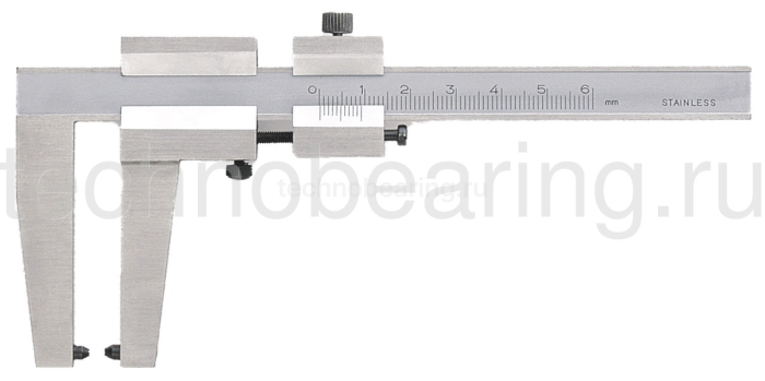 Штангенциркуль нониусный для тормозных дисков 0.01 мм, 0 - 800 мм Filetta