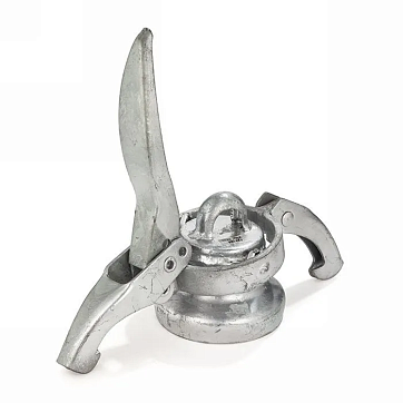 Заглушка с замком для ниппеля Perrot 2", сталь, TL200PRT-KKV TITAN LOCK