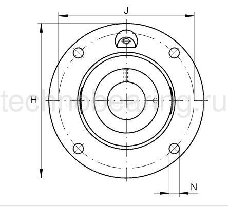 Подшипниковый узел RMEY50-XL-N INA