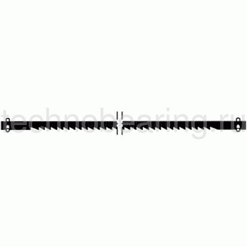 Пилки 127 мм, со штифтовым креплением (10 зубьев/25 мм., 12 шт.) 28741 Proxxon