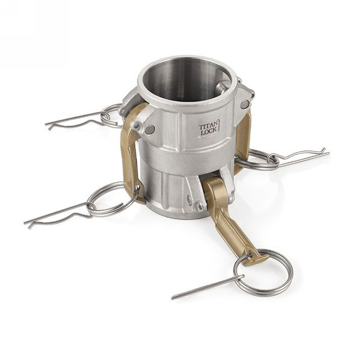 Камлок алюминиевый тип DD (переходник розетка 1,5" х розетка 1,5"), TL150DDAL TITAN LOCK