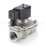 Соленоидный клапан нормально-закрытый, прямого действия, 220В, PN10, Нерж.304/FKM, DN32, TLSC32/10FK1S TITAN LOCK