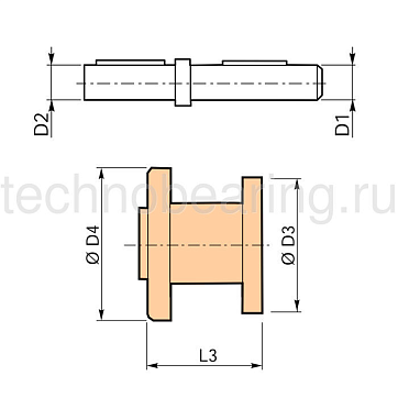 Переходной набор с уплотнениями 063/130 SHAFT 25/28 KC063130A28 Sati