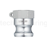 Камлок алюминиевый тип A ниппель, внутр. резьба NPT 1 1/2", TL150AALN TITAN LOCK
