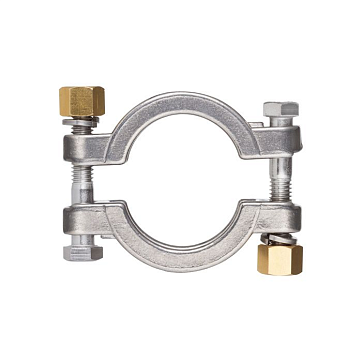 Хомут CLAMP двухболтовый усиленный DN10 нерж.304, DIN TL10CLCR TITAN LOCK