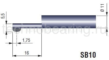 Измерительная головка SB10, 2мкм для 20 и 10G TESA — детальное фото 0