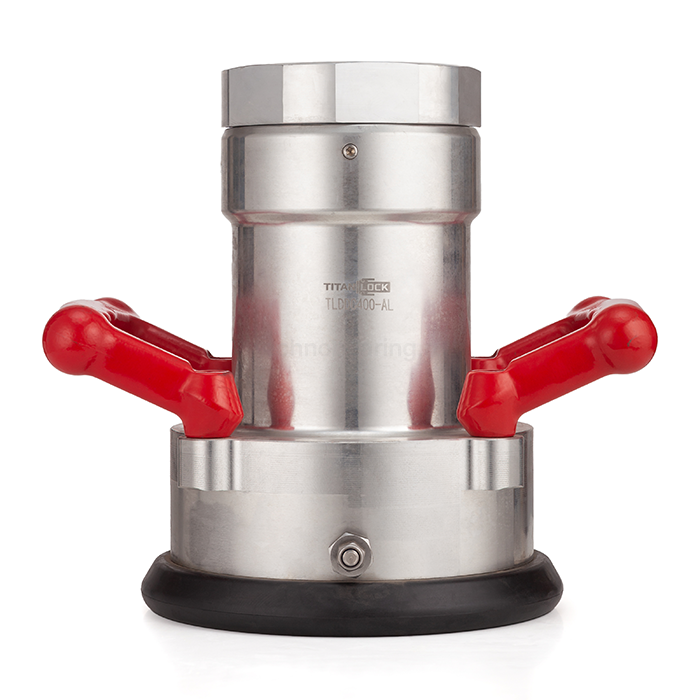 Соединение ZEVS ("сухой" разъем) розетка, 4in, BSP, материал алюм. TLDDC400-AL TITAN LOCK — детальное фото 2