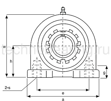 Подшипниковый узел UKPA207 ISB
