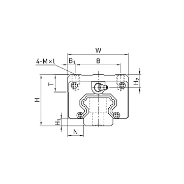 Каретка HGH30CAZAHZZ (HCH30CAZAHZZ) TECHNIX