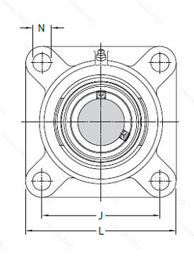 Подшипниковый узел FY40 TF SKF