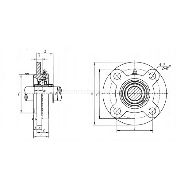 Подшипниковый узел UCFC208 FKD