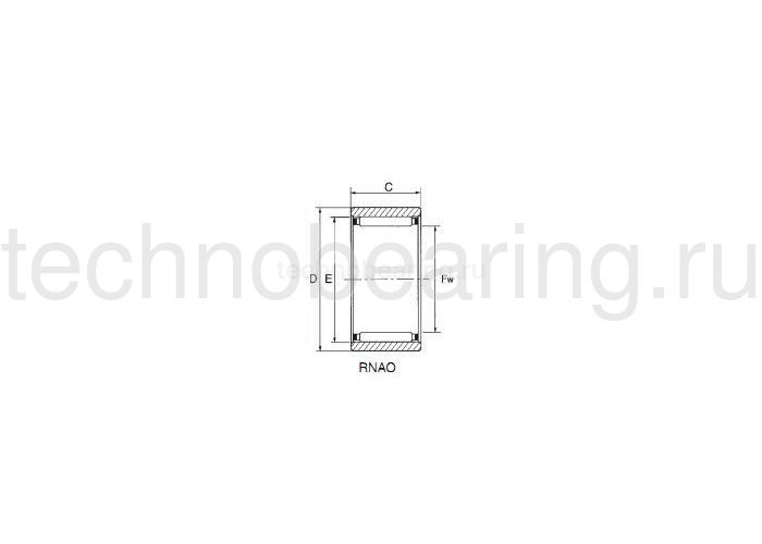 Подшипник RNAO405017 NBS