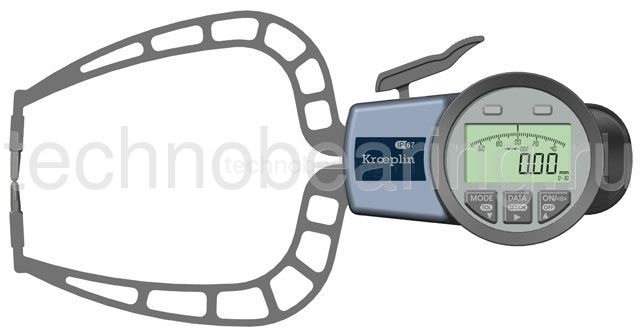 Кронциркуль цифровой для наруж. размеров Kroeplin C330 0-30мм/0.02мм   — детальное фото 0
