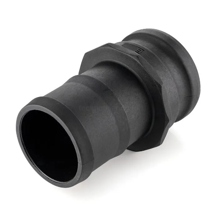 Камлок полипропиленовый тип E, ниппель с хвостовиком 4", TL400EPP TITAN LOCK