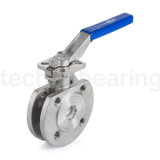 Кран шаровый межфланцевый нерж 304, DN32 TL032BVFS TITAN LOCK