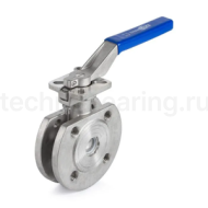 Кран шаровый межфланцевый нерж 304, DN25 TL025BVFS TITAN LOCK