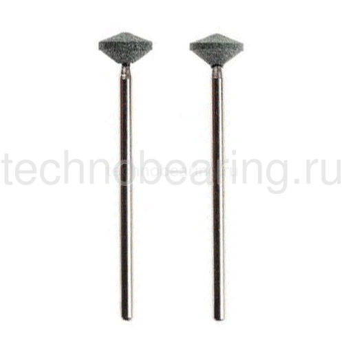 Кремний-карбид.боры для гравир.по стеклу, керам.(линза, 2 шт.,ø 8мм) 28272 Proxxon