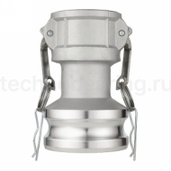 Камлок нержавеющий тип DА (переходник розетка 3" х ниппель 4"), TL3040DASS TITAN LOCK