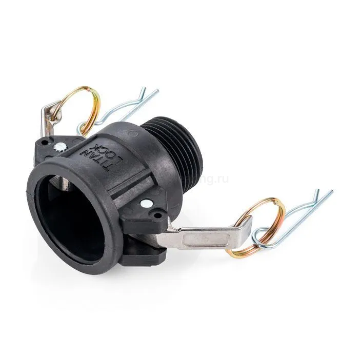 Камлок полипропиленовый тип B розетка, наруж. резьба BSP 3/4", TL75BPP TITAN LOCK