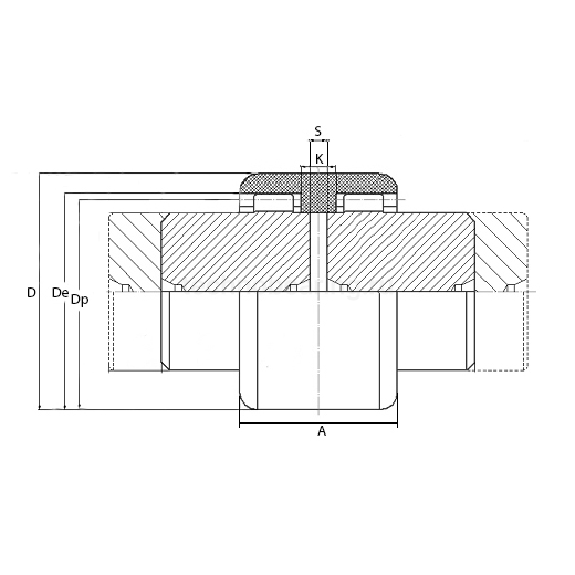 Гильза полиамидная зубчатая SG0M032 ISKRA