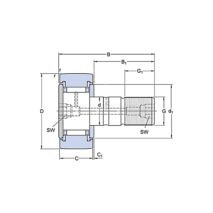Опорный ролик KR35 PPA SKF