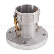 Камлок алюминиевый тип FC, розетка с фланцем 4", TL400FCAL TITAN LOCK