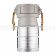 Камлок алюминиевый тип C, 3", розетка с хвостовиком под рукав 4", TL3040CAL TITAN LOCK