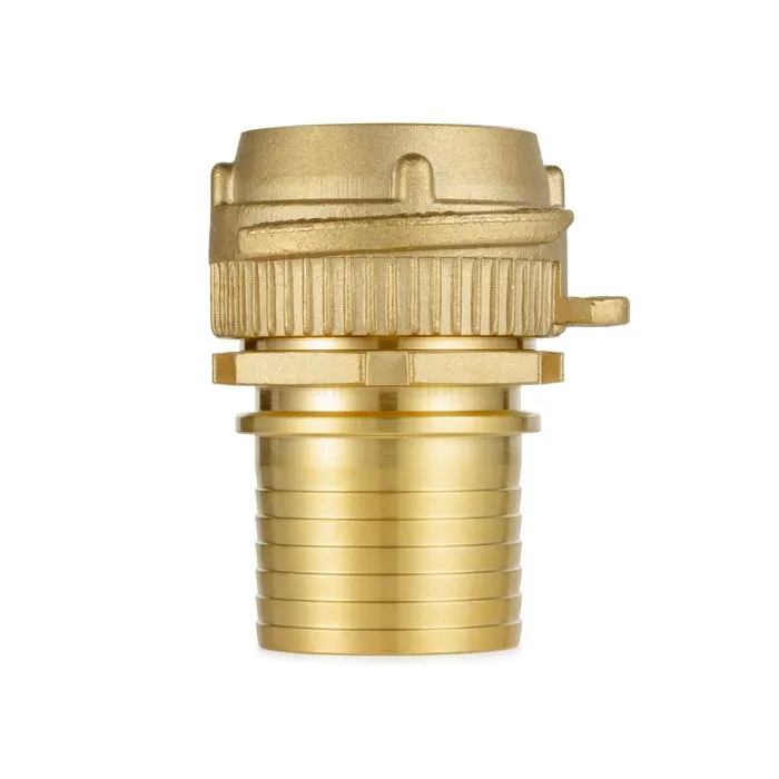 Соединение TankWagen, комплект (штуцер VK + штуцер под рукав), латунь, TLVKS50BR TITAN LOCK