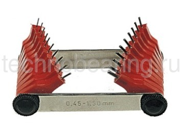 Шаблон с калибровочными проволочками 16 шт/1.5-3 мм Mitutoyo 856-108