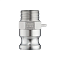 Камлок нержавеющий тип F ниппель, наруж. резьба BSP 1", AISI304, TL100FSS TITAN LOCK