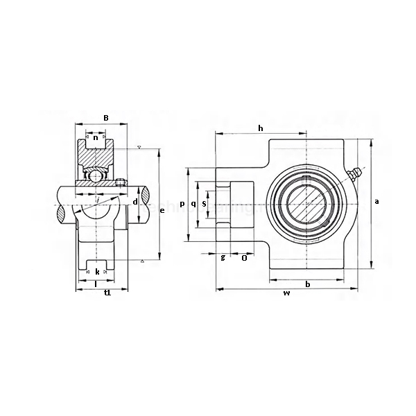 Подшипниковый узел UCT213 TECHNIX