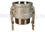 1,5in Соединение типа B розетка, наружная. резьба NPT (нерж.) 150BSSN DIXON