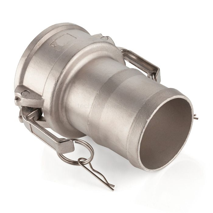 Камлок нержавеющий тип С, розетка с хвостовиком 3", AISI304, TL300CSS TITAN LOCK