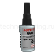 Фиксатор втулочный высокой прочности, увеличенные зазоры (гель), 50 мл 660 Loctite