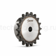 Звездочка под расточку со ступицей с калеными зубьями для цепи: 08B-1, Z=13, 1/2"x5/16" PS09T13 ISKRA